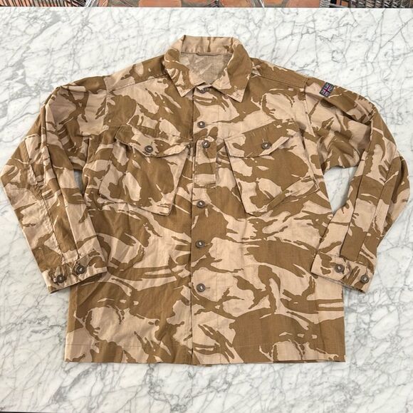 Vintage British Army Combat Shacket Camo L - Picture 1 of 7